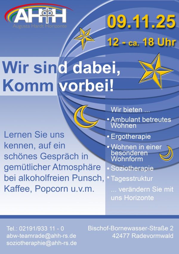 Wir sind dabei - Martinsmarkt Rade