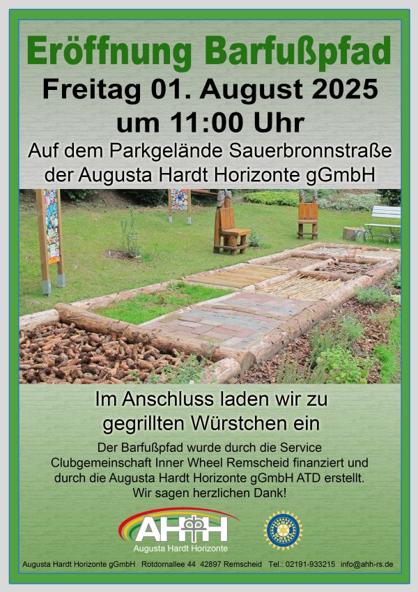 Eröffnung Barfußpfad