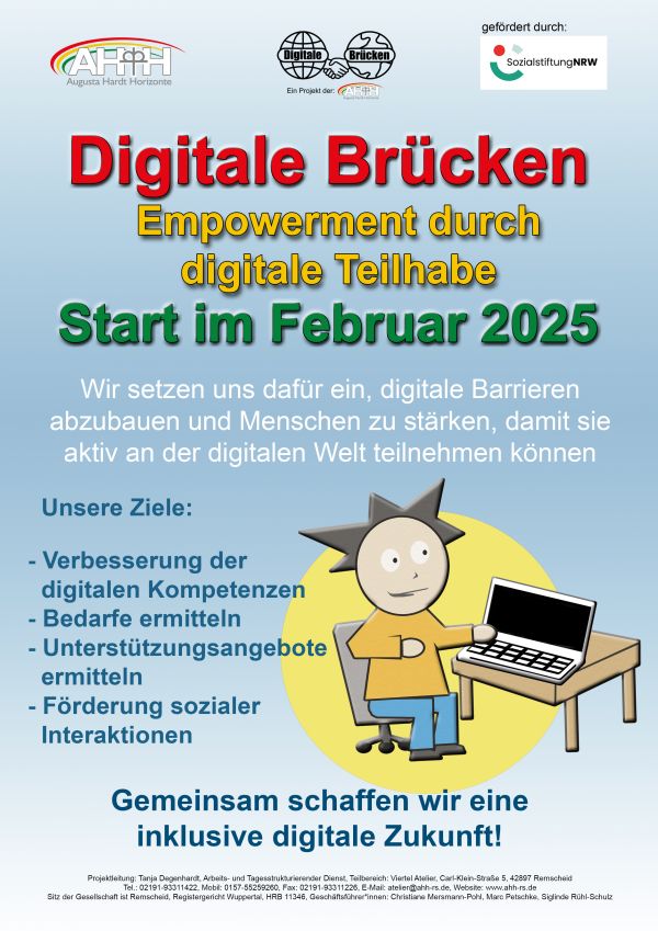 Projekt: Digitale Brücken – Empowerment durch digitale Teilhabe